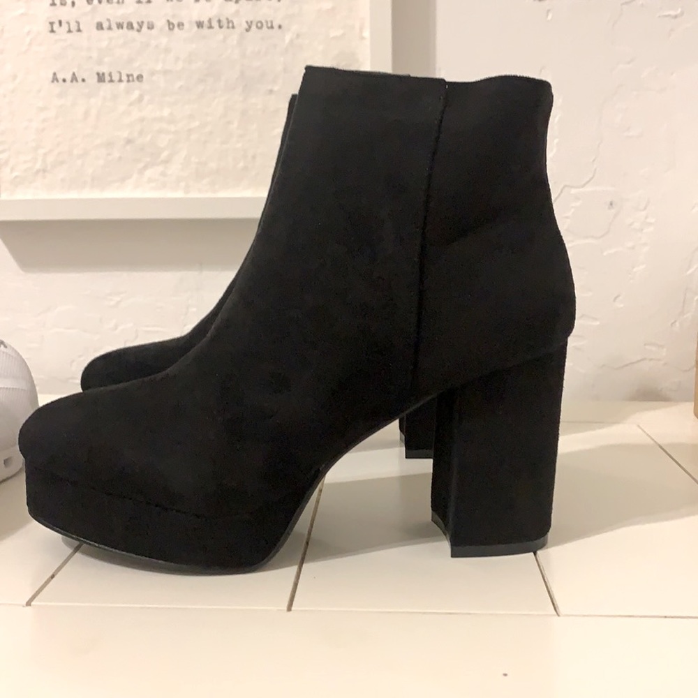 Chunky Heel Boots
